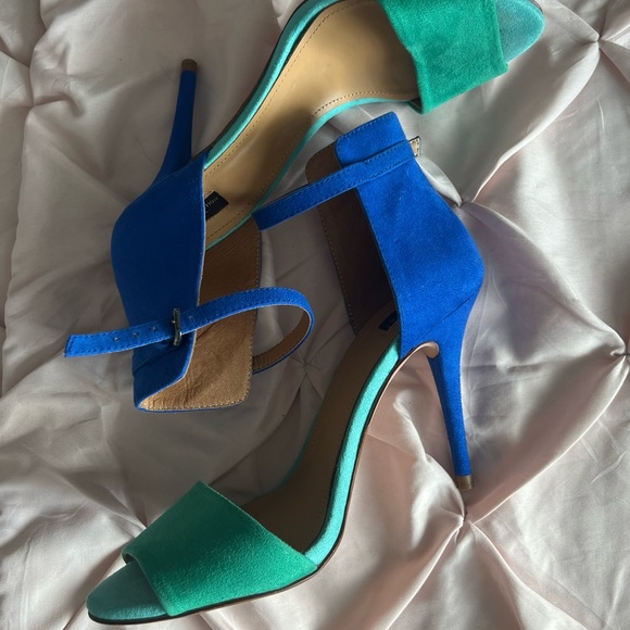 Zara colour block strappy heels - Picture 6 of 6